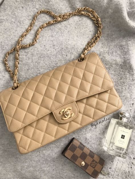 chanel classica beige|Chanel classic flap 25cm.